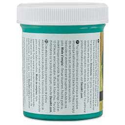 DecoArt Wax Effects Acrylic Paint - Phthalo Green Blue, 4 oz Jar (Back)