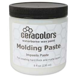Ceracolors Waterborne Wax Paint Molding Paste, 236 ml Jar - front