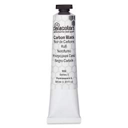 Ceracolors Waterborne Wax Paint - Carbon Black, 50 ml - front