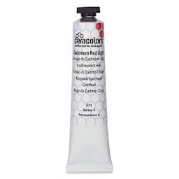 Ceracolors Waterborne Wax Paint - Cadmium Red Light, 50 ml - front