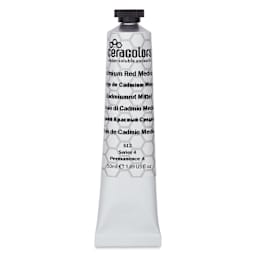 Ceracolors Waterborne Wax Paint - Cadmium Red Medium, 50 ml - front