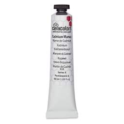 Ceracolors Waterborne Wax Paint - Cadmium Red Maroon, 50 ml - front