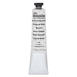 Ceracolors Waterborne Wax Paint - Mars Red (Yellow Shade), 50 ml - front