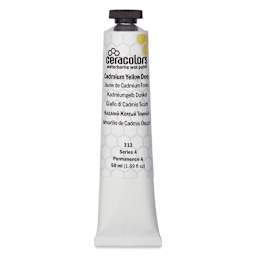 Ceracolors Waterborne Wax Paint - Cadmium Yellow Deep, 50 ml - front
