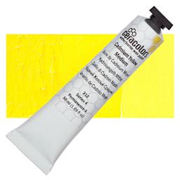 Ceracolors Waterborne Wax Paint - Cadmium Yellow Medium - Tube and Swatch