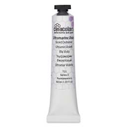 Ceracolors Waterborne Wax Paint - Ultramarine Violet, 50 ml - front