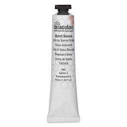 Ceracolors Waterborne Wax Paint - Burnt Sienna, 50 ml - front