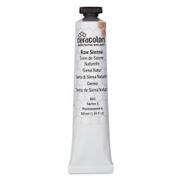 Ceracolors Waterborne Wax Paint - Raw Sienna, 50 ml - front