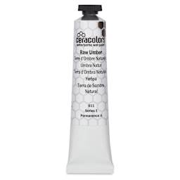Ceracolors Waterborne Wax Paint - Raw Umber, 50 ml - front