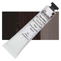 Ceracolors Waterborne Wax Paint - Raw Umber - Tube and Swatch