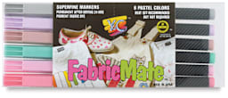 Yasutomo FabricMate DYE Ink Markers - Front of package of Pastel markers
