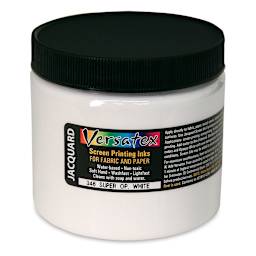Jacquard Versatex Screen Printing Ink - Super Opaque White, 16 oz jar