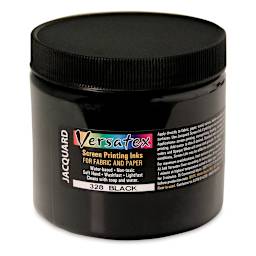Jacquard Versatex Screen Printing Ink - Black, 16 oz jar