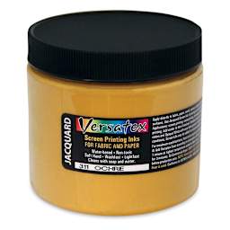 Jacquard Versatex Screen Printing Ink - Ochre, 16 oz jar