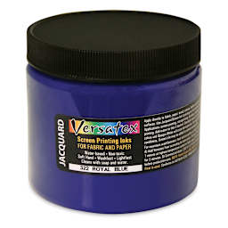 Jacquard Versatex Screen Printing Ink - Royal Blue, 16 oz jar