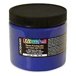 Jacquard Versatex Screen Printing Ink - Fluorescent Blue, 16 oz jar