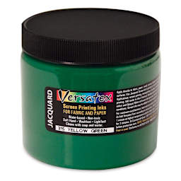 Jacquard Versatex Screen Printing Ink - Yellow Green, 16 oz jar