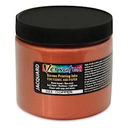 Jacquard Versatex Screen Printing Ink - Pearlized Copper, 16 oz jar
