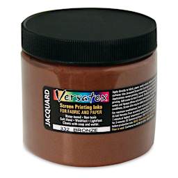 Jacquard Versatex Screen Printing Ink - Pearlized Bronze, 16 oz jar