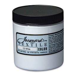 Jacquard Textile Color - White, 8 oz