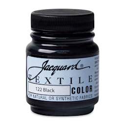 Jacquard Textile Color - Black, 2.25 oz jar