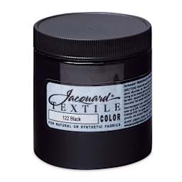 Jacquard Textile Color - Black, 8 oz jar