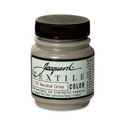 Jacquard Textile Color - Neutral Gray, 2.25 oz jar