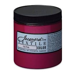 Jacquard Textile Color - Pink, 8 oz jar