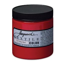 Jacquard Textile Color - Ruby Red, 8 oz jar