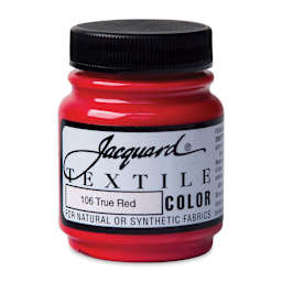 Jacquard Textile Color - True Red, 2.25 oz jar