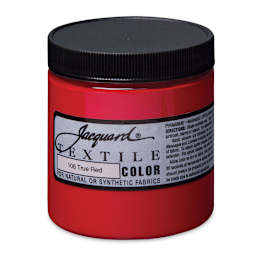 Jacquard Textile Color - True Red, 8 oz jar