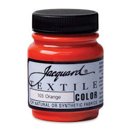 Jacquard Textile Color - Orange, 2.25 oz jar
