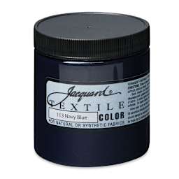 Jacquard Textile Color - Navy, 8 oz jar