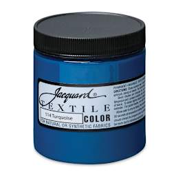 Jacquard Textile Color - Turquoise, 8 oz jar