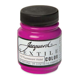 Jacquard Textile Color - Fluorescent Violet, 2.25 oz jar
