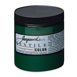 Jacquard Textile Color - Emerald Green, 8 oz jar
