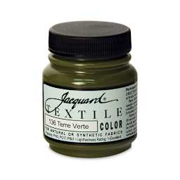 Jacquard Textile Color - Terre Verte, 2.25 oz jar