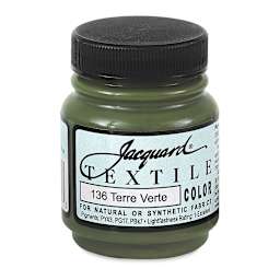 Jacquard Textile Color - Terre Verte, 8 oz jar