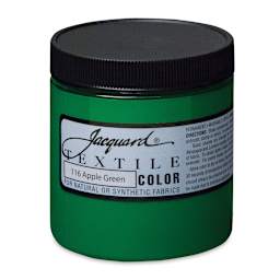 Jacquard Textile Color - Apple Green, 8 oz jar