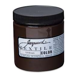 Jacquard Textile Color - Brown, 8 oz jar