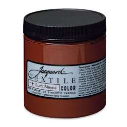 Jacquard Textile Color - Burnt Sienna, 8 oz jar