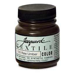 Jacquard Textile Color - Raw Umber, 2.25 oz jar