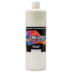 Createx Acrylics - Pearlescent White, Quart