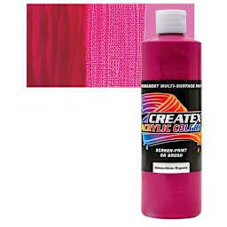 Createx Acrylic - Quinacridone Magenta, Pint and swatch