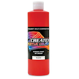 Createx Acrylics - Scarlet, Pint