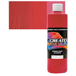 Createx Acrylic - Quinacidone Crimson, Pint and swatch