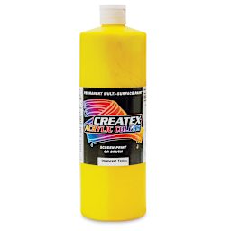 Createx Acrylics - Iridescent Yellow, Quart
