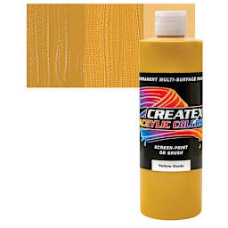 Createx Acrylic - Yellow Oxide, Pint and swatch