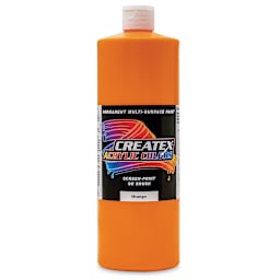 Createx Acrylics - Orange, Quart