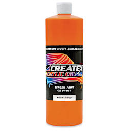 Createx Acrylics - Pearl Orange, Quart